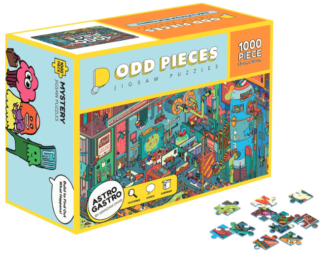 Odd Pieces Mystery Jigsaw Puzzles - AstroGastro